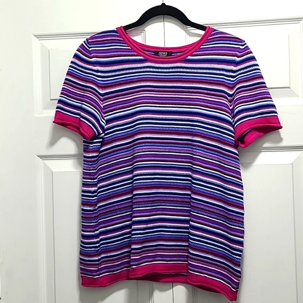 Jones New York Cute striped shirt size M
